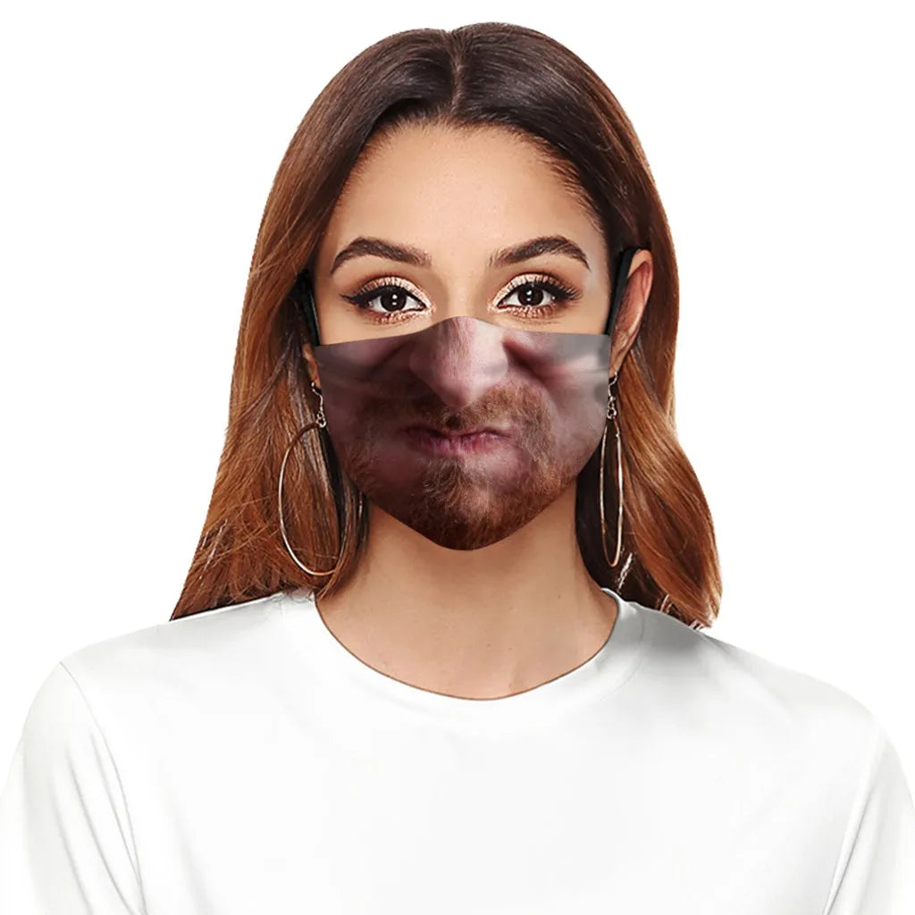 Funny Face Cycling Mask – Breathable, Washable & Windproof Cycling Face Mask Babs