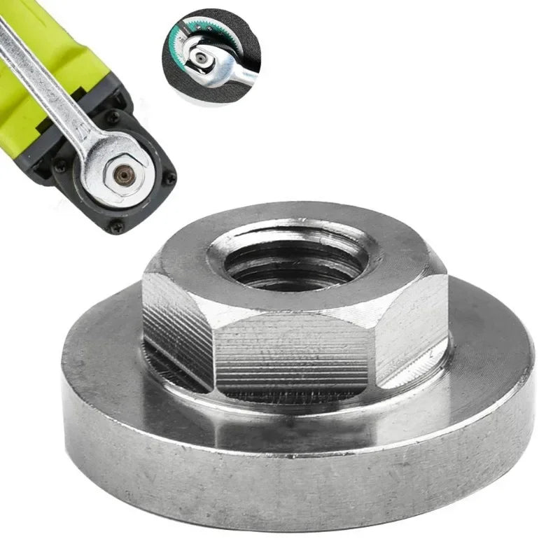 Stainless Steel Hexagon Locking Nut for 100 Type Angle Grinder Angle Grinder Accessory Babs