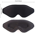 3D Memory Foam Blackout Sleep Eye Mask – Zero Eye Pressure Sleep Eye Mask Babs black