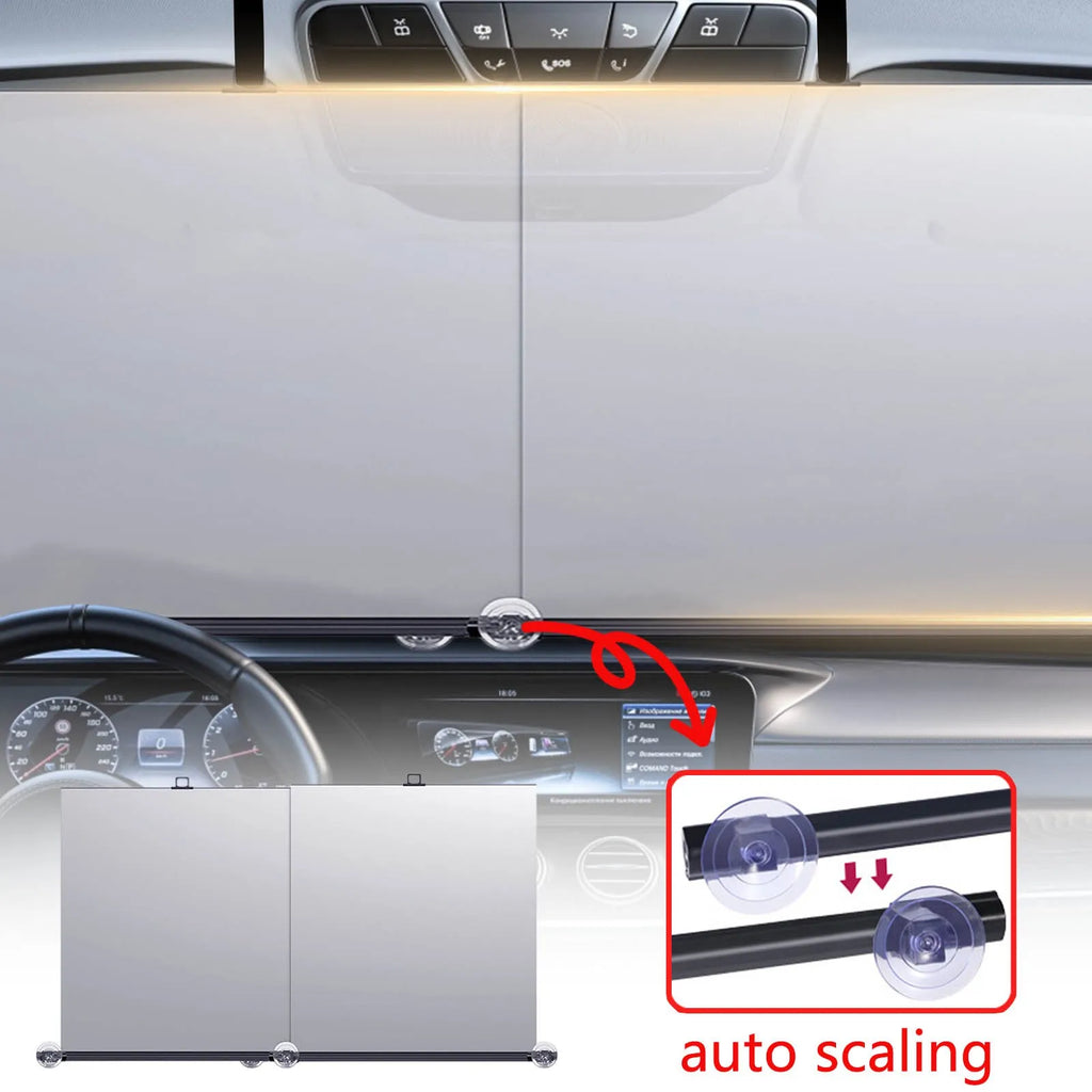 Retractable Car Windshield Sunshade – UV & Heat Protection Car Windshield Sunshade Babs