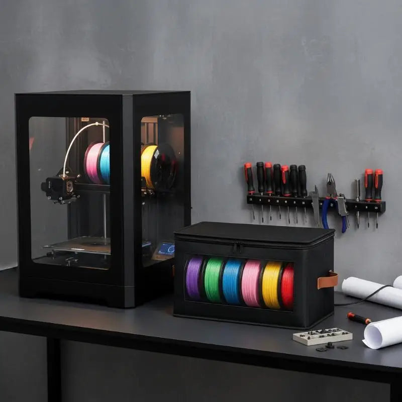 3PCS 3D Printer Filament Storage Bags – Dustproof Organizer Filament Storage Bag Babs