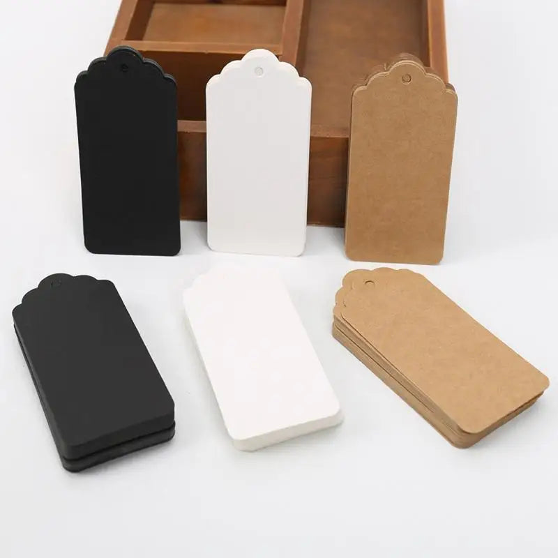 100pcs Kraft Paper Gift Tags – Wedding, Christmas & Holiday Labels Kraft Paper Gift Tags Babs