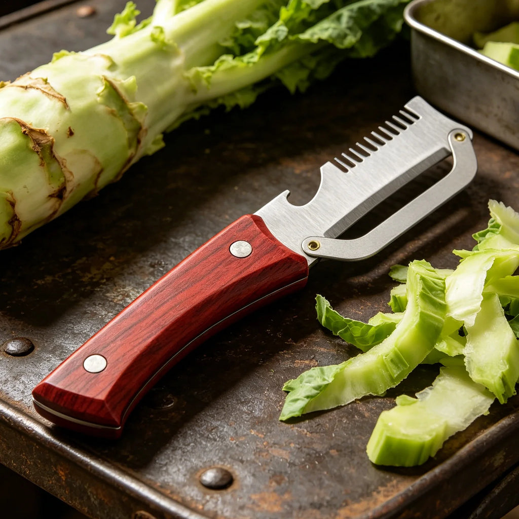 3-in-1 Stainless Steel Vegetable Peeler & Scallion Cutter Vegetable Peeler Babs