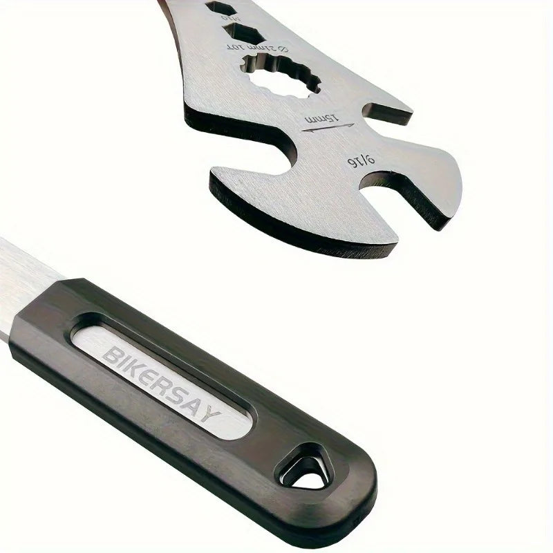 Stainless Steel Bike Pedal Wrench – Multi-Function Repair Tool Bike Pedal Wrench Babs