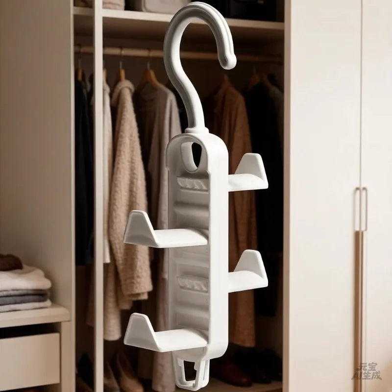 Rotating Bag Hook & Wardrobe Storage Rack | Multifunctional Wardrobe Storage Hook Babs