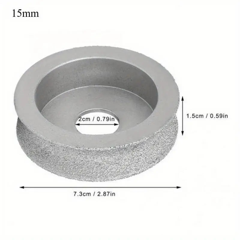 Diamond Grinding Disc Half Round 75mm – Dry & Wet Use Diamond Grinding Disc Babs 15mm