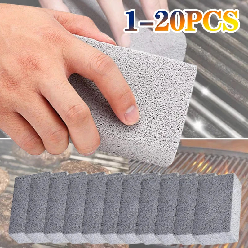 BBQ Grill Cleaning Pumice Bricks – Safe Bristle-Free Cleaner Grill Cleaning Brick Babs
