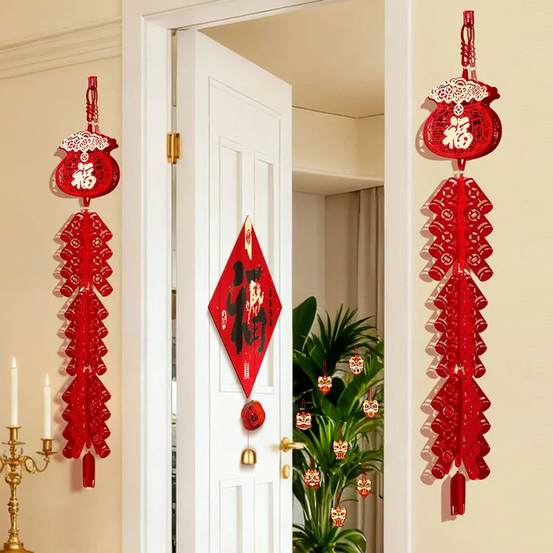 Chinese New Year Firecracker Pendant – Spring Festival Décor Holiday Decoration Pendant Babs