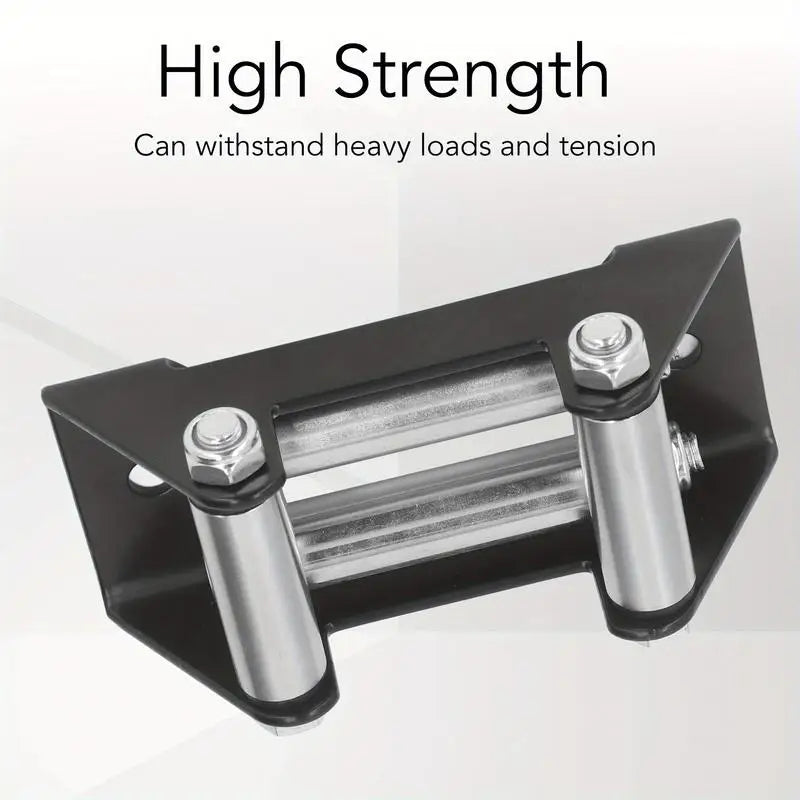 4-Way Winch Roller Fairlead Cable Guide 4500LB High-Strength Steel Winch Roller Fairlead Babs