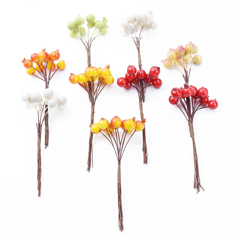Artificial Pomegranate Flowers 5/10pcs – Wedding & Home Decor Artificial Flowers Babs