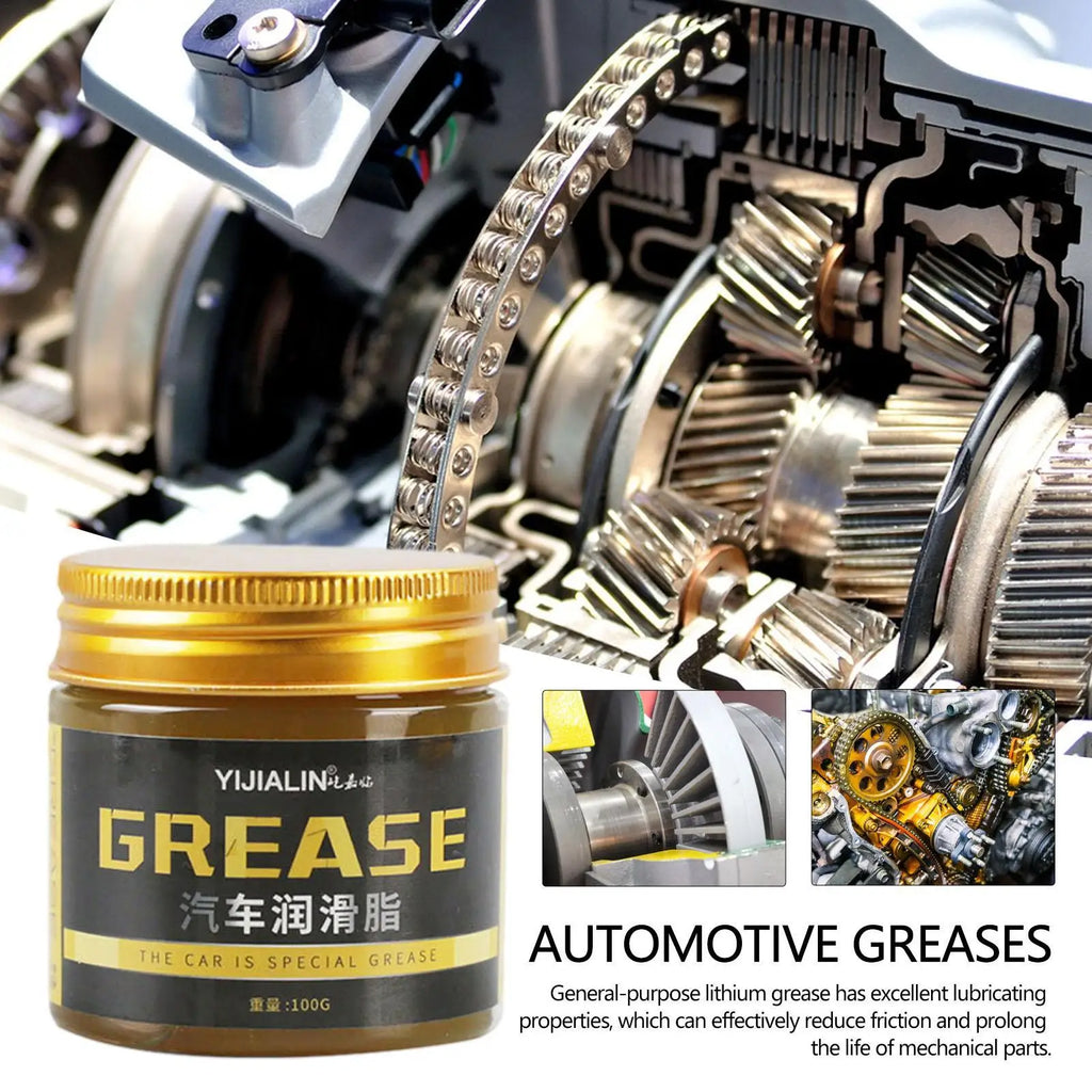 100g High-Temp Wheel Bearing Grease | Waterproof Lithium Lube Automotive Grease Babs