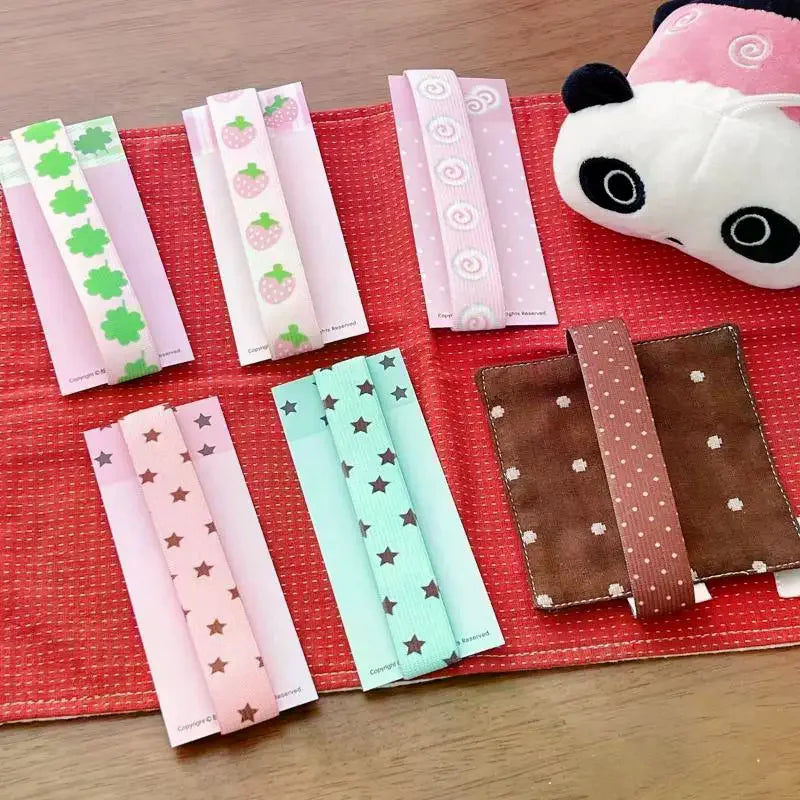 Adjustable Elastic Notebook Strap – Cute Star Binder Band Notebook Binder Strap Babs