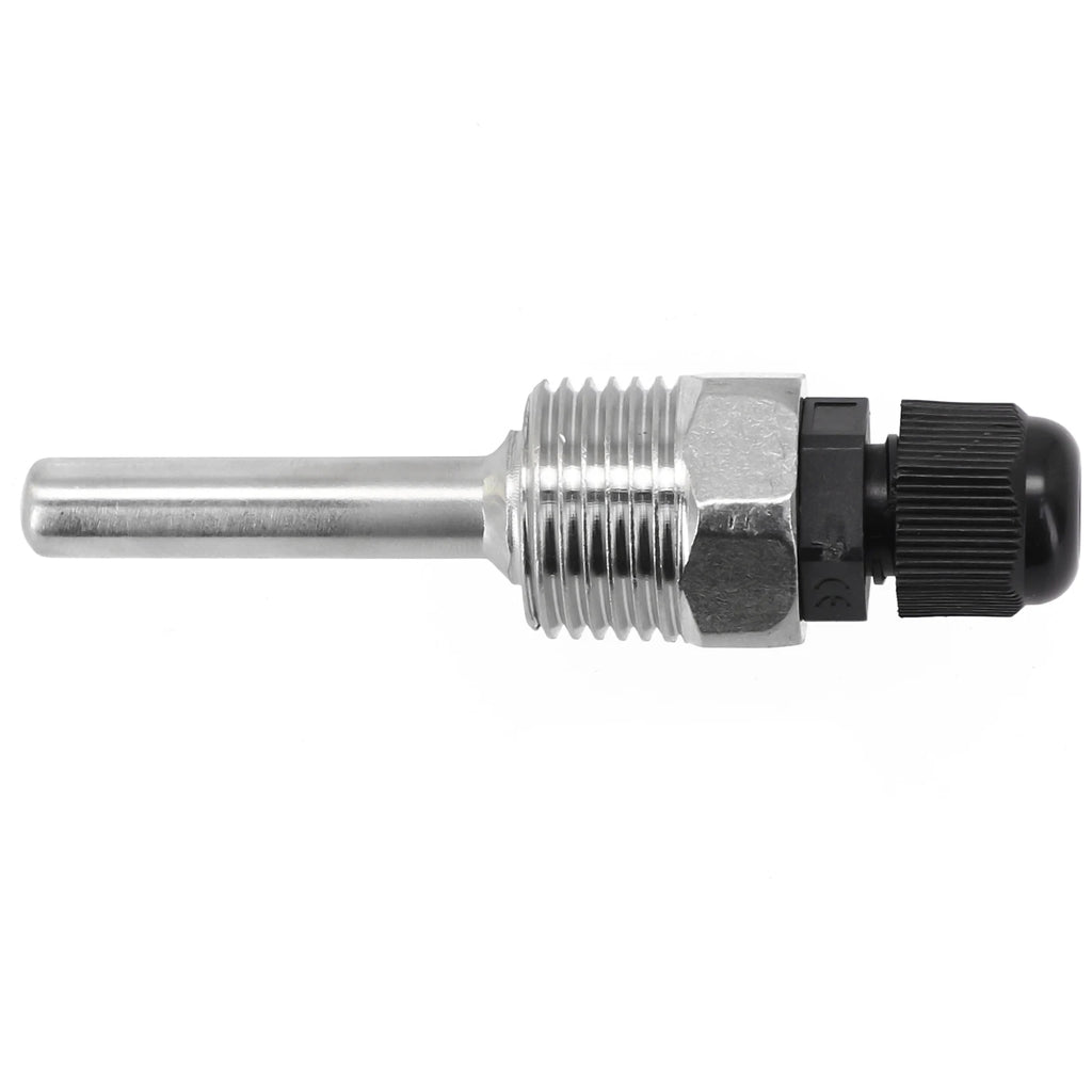 304 Stainless Steel Thermowell G1/2 Thread 30–200mm, 6mm Tube Thermowell Fitting Babs