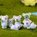 Resin Koala Bear Fairy Garden Miniatures – DIY Crafts & Décor Resin Garden Figurine Babs mix colors