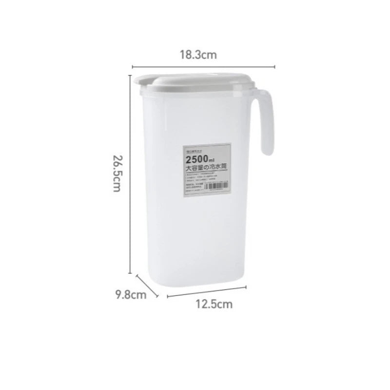 Large Capacity Water Pitcher 1800ml/2500ml – Heat Resistant Jug Beverage Pitcher Babs 2500ml