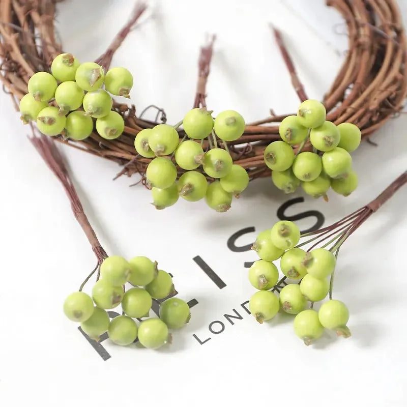 Artificial Foam Blueberry Berry Bouquet – DIY Wreath & Decor Artificial Berry Bouquet Babs Green 30Pcs