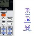 Replacement Remote Control for Panasonic Air Conditioners AC Replacement Remote Babs White