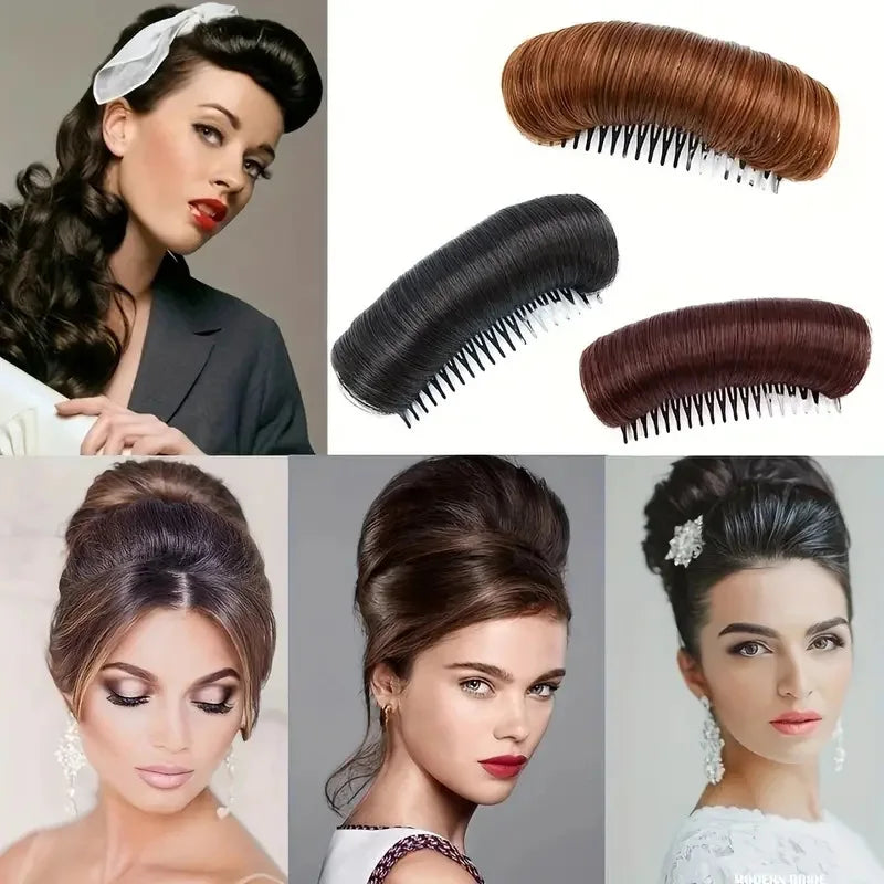 Invisible Volumizing Hair Cushion Pad with Comb Insert Hair Volumizing Pad Babs