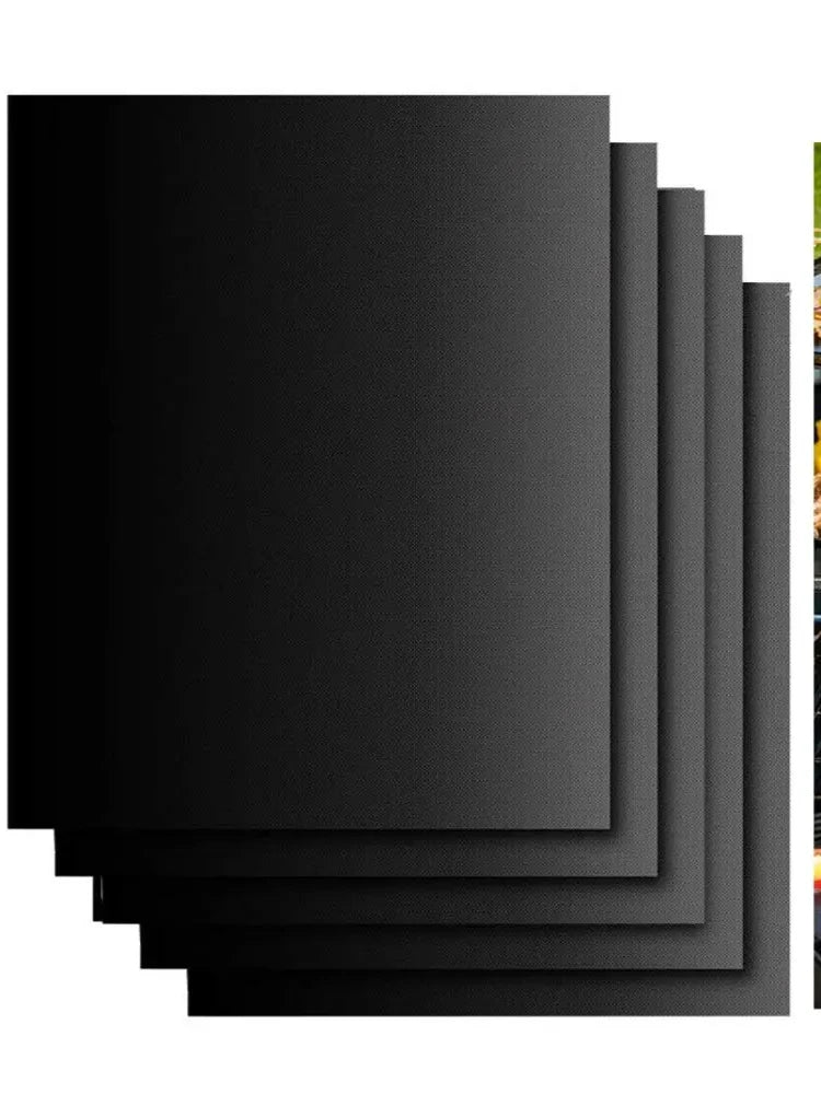 Non-Stick BBQ Grill Mat 40x33cm – Reusable Heat-Resistant Baking Mat BBQ Grill Mat Babs 2pcs 40x33cm