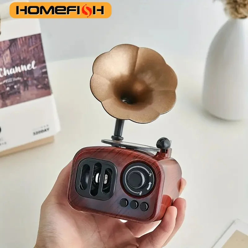 Vintage Gramophone Music Box – Home Decor & Holiday Gift Decorative Music Box Babs