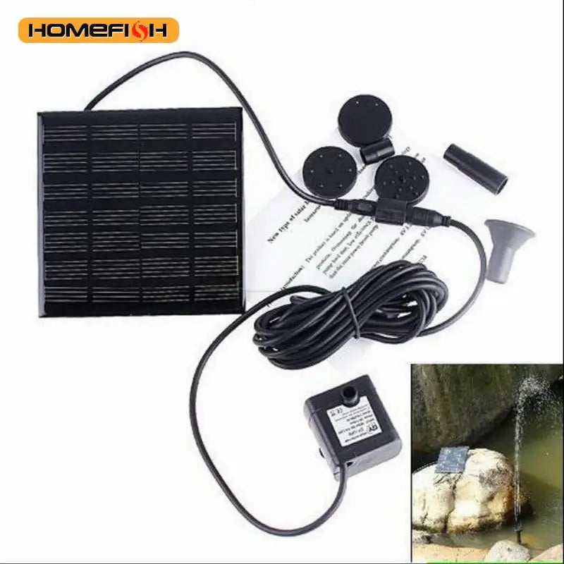 Mini 1.2W Solar Fountain Pump – Garden, Pond & Bird Bath Solar Fountain Pump Babs
