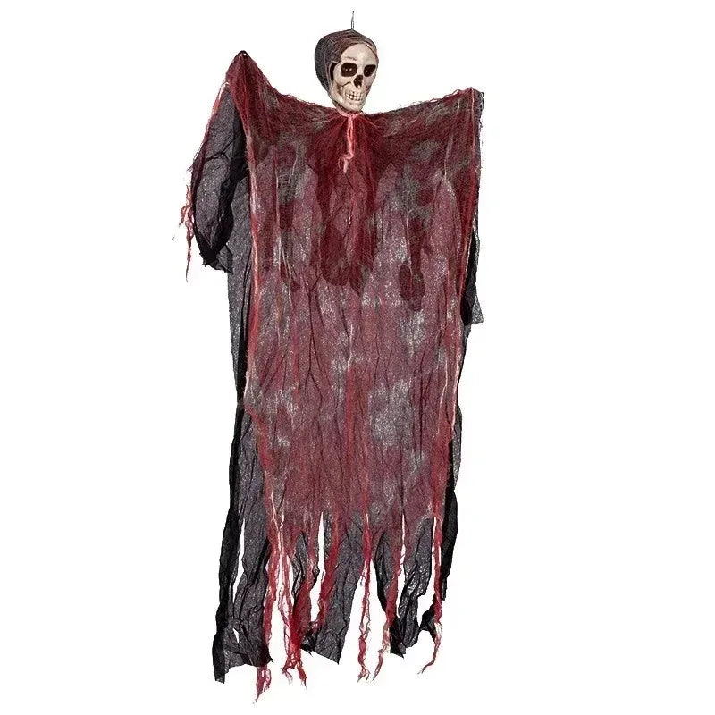 Halloween Hanging Skeleton Grim Reaper Ghost Skull Prop 1-10PCS Halloween Hanging Prop Babs