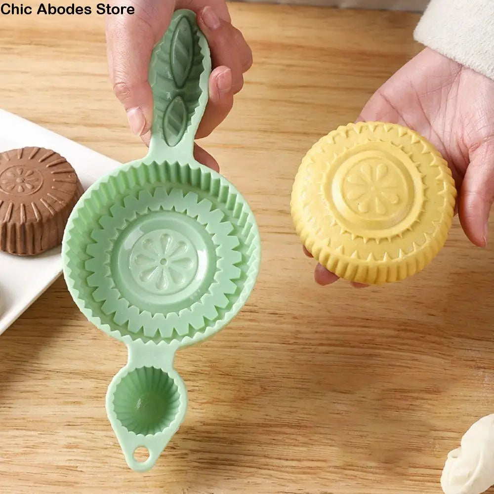 Hand Press Mooncake & Cookie Mold – Non-Stick DIY Baking Tool Baking Mold Babs