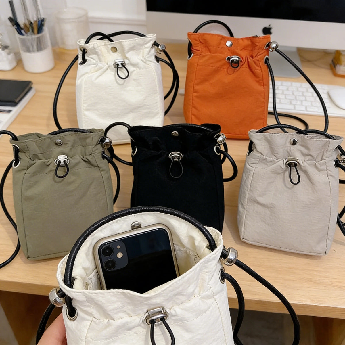Nylon Crossbody Phone Purse – Small Smartphone Bag & Zipper Crossbody Phone Bag Babs