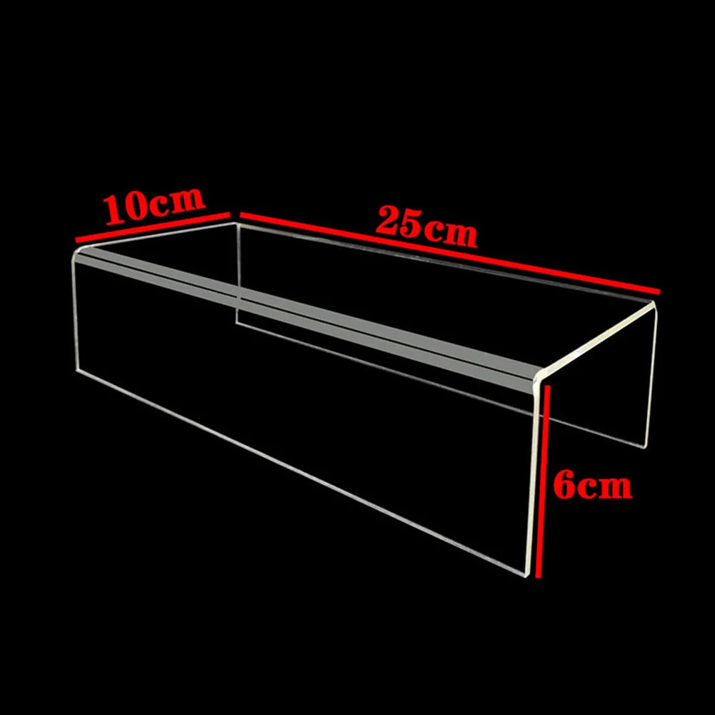 Clear Acrylic Multi-Tier Display Stand – Figures, Food & Perfume Acrylic Display Stand Babs 25x10x6cm