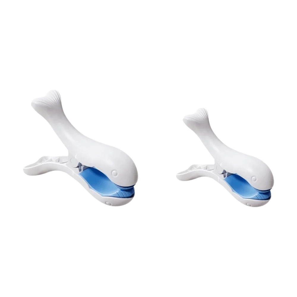 Fish Shape Windproof Laundry Drying Clips – Large No-Trace Pegs Laundry Drying Clips Babs 14cm 2pcs Blue