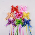100pcs Gold Edge Pull Bows – Party, Wedding & Holiday Décor Party Ribbon Bows Babs 100pcs mixed color