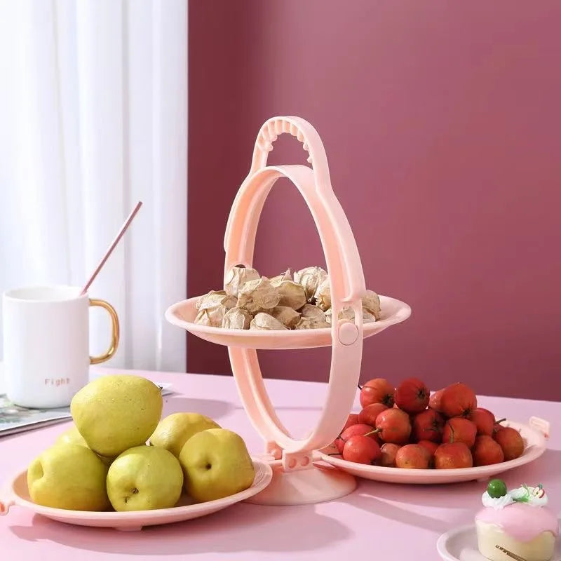 Foldable Plastic Fruit Tray | Nordic Snack & Candy Storage Fruit & Snack Tray Babs