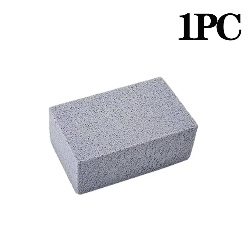 BBQ Grill Cleaning Pumice Bricks – Safe Bristle-Free Cleaner Grill Cleaning Brick Babs Grey-1PC