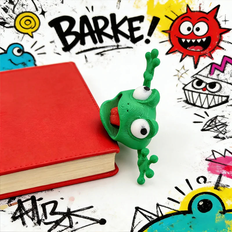 3D Frog Bookmark – Cute Cartoon Page Holder Book Clip Gift Novelty Bookmark Babs