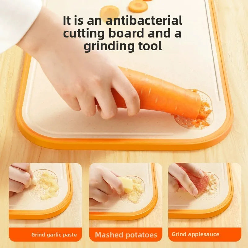 Eco Wheat Straw Double-Sided Non-Slip Cutting Board Cutting Board Babs