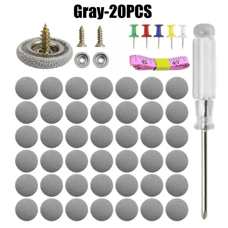 Car Headliner Repair Fastener Buckle – Ceiling Fabric Fix Clips Headliner Repair Clip Babs Gray-20PCS
