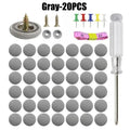 Car Headliner Repair Fastener Buckle – Ceiling Fabric Fix Clips Headliner Repair Clip Babs Gray-20PCS