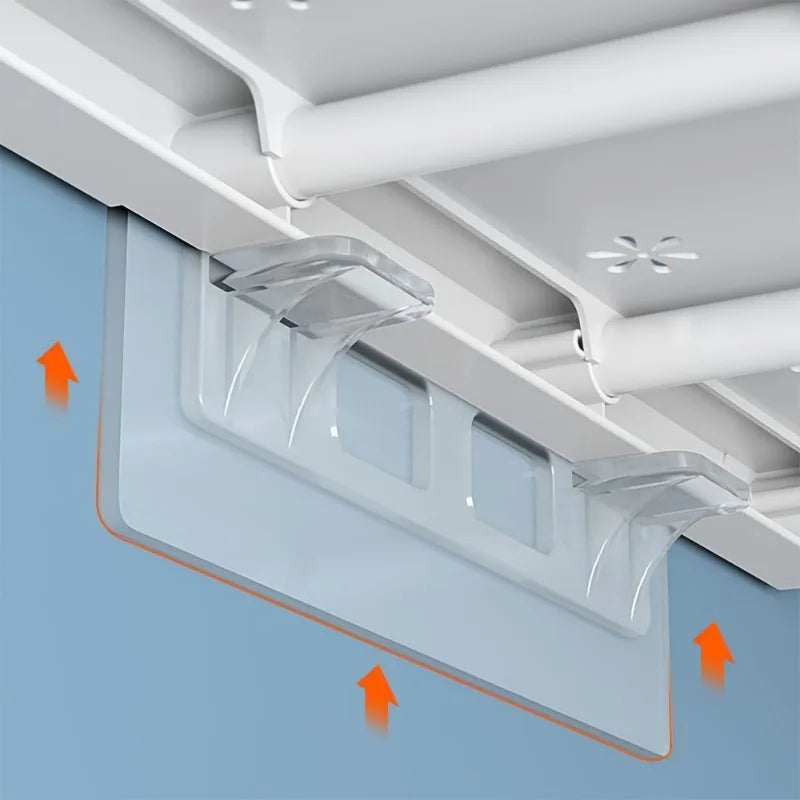 No-Drill Shelf Bracket Retainer for Cabinets & Bookshelves Shelf Bracket Retainer Babs