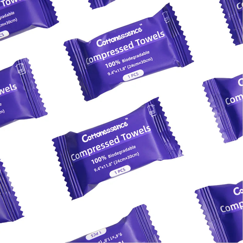 Disposable Compressed Towels Candy Pack – Portable Travel Wipes Disposable Compressed Towels Babs
