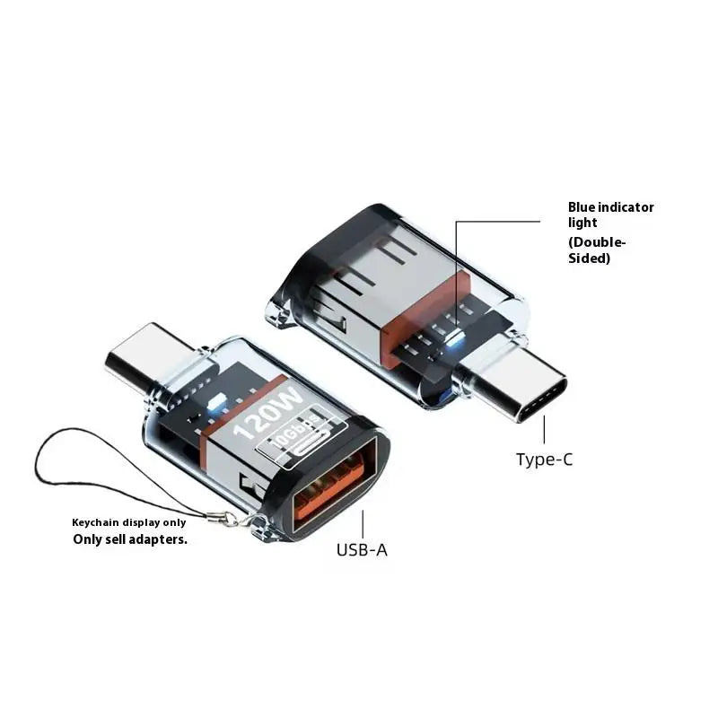 USB 3.2 to USB-C OTG Adapter – 120W & 10Gbps Fast Transfer USB-C OTG Adapter Babs B