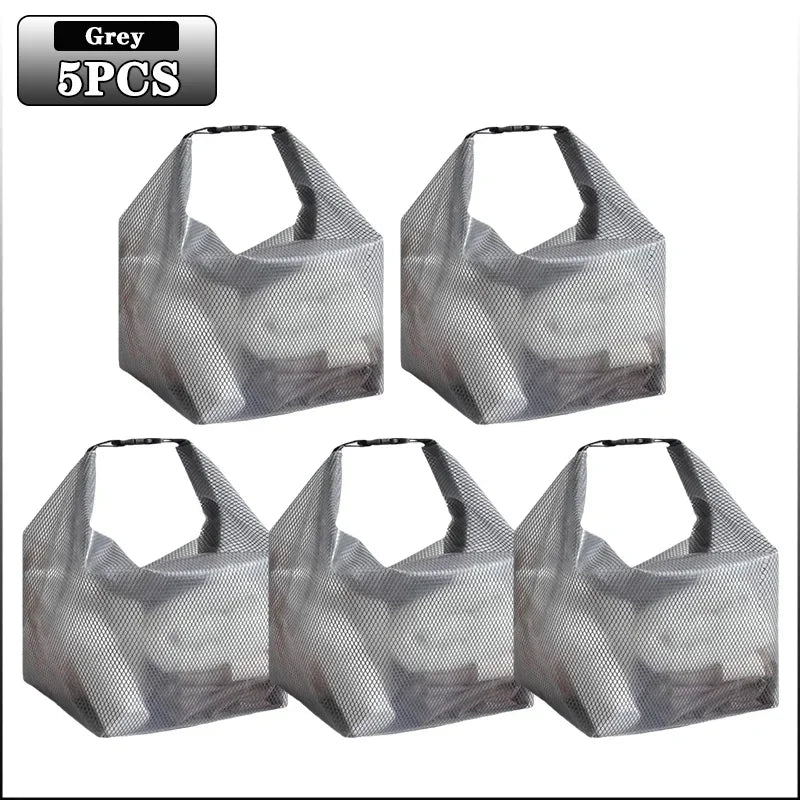 Waterproof Wet Dry Swimming Storage Bag | Travel Organizer Waterproof Storage Bag Babs Grey-5PCS S