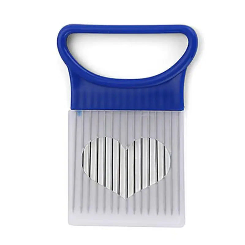 Stainless Steel Onion Holder & Potato Slicer – Kitchen Tool Vegetable Slicer Tool Babs B