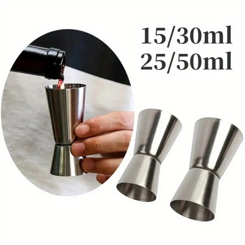 Stainless Steel Dual Shot Jigger Cocktail Measure Cup Cocktail Jigger Babs