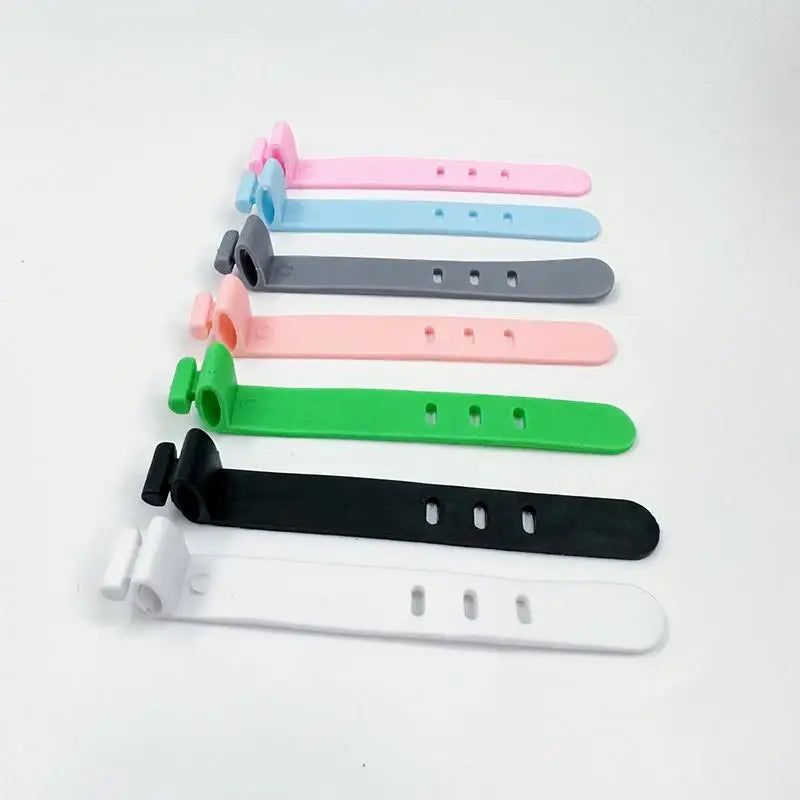 Silicone Cable Organizer Bobbin Winder Set 20 pcs – Cord Manager Cable Organizer Set Babs random 20pcs