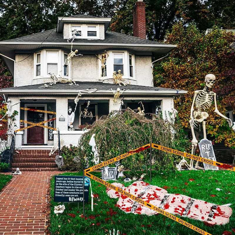 Inflatable Halloween Corpse Prop – Scary Indoor & Outdoor Decor Halloween Inflatable Prop Babs