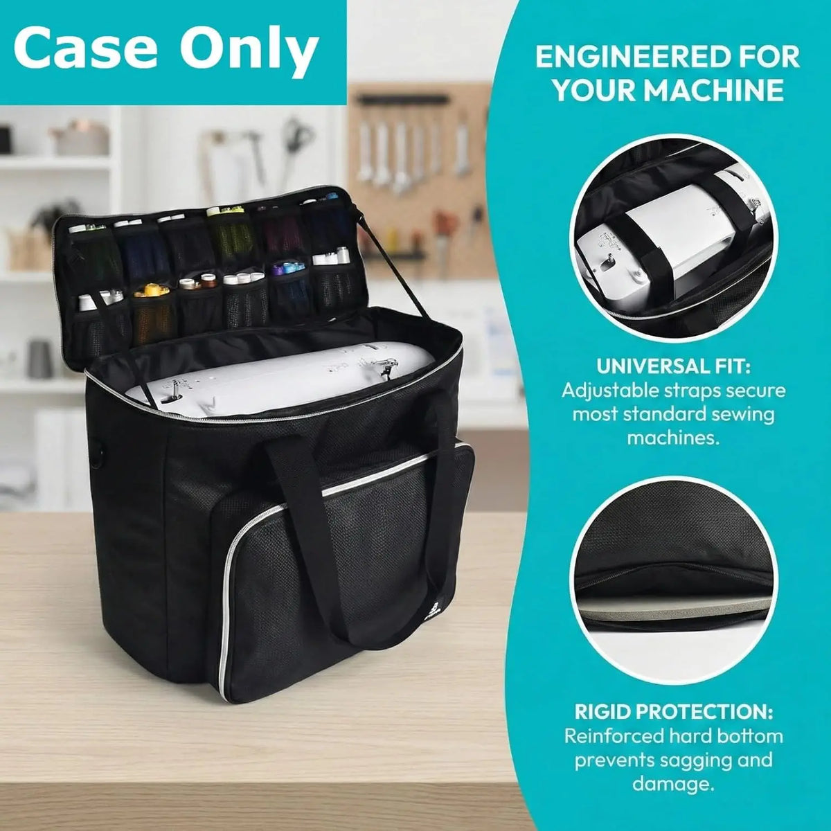 Padded Sewing Machine Bag for Singer, Brother & Janome Models Sewing Machine Bag Babs