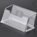 Acrylic Business Card Holder – Clear Desktop Display Stand Business Card Holder Babs 1pc
