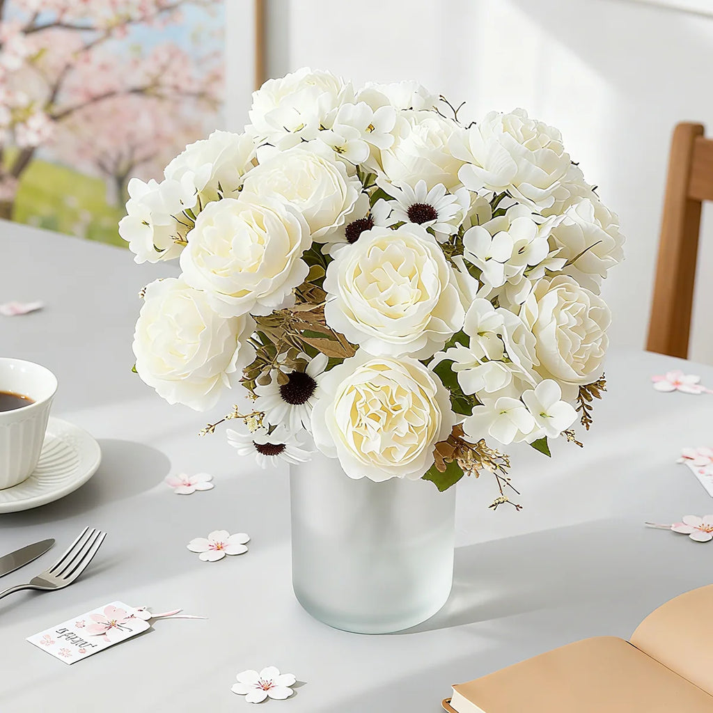Silk Persian Peony Artificial Flowers for Wedding & Home Décor Artificial Silk Flowers Babs