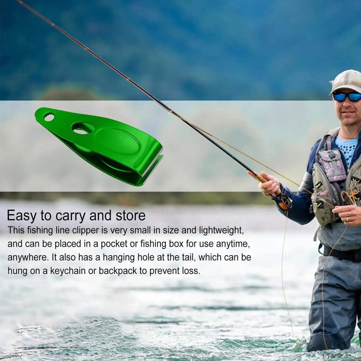 Portable Fishing Line Cutter Clipper – Stainless Steel Fishing Line Clipper Babs