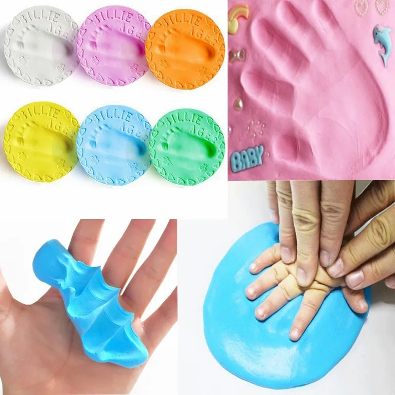 Baby Handprint & Footprint Air Dry Clay Casting Kit 20g Baby Keepsake Kit Babs